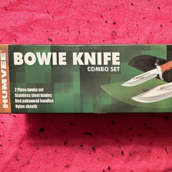BOWIE KNIFE COMBO SET - Picture 1 of 4